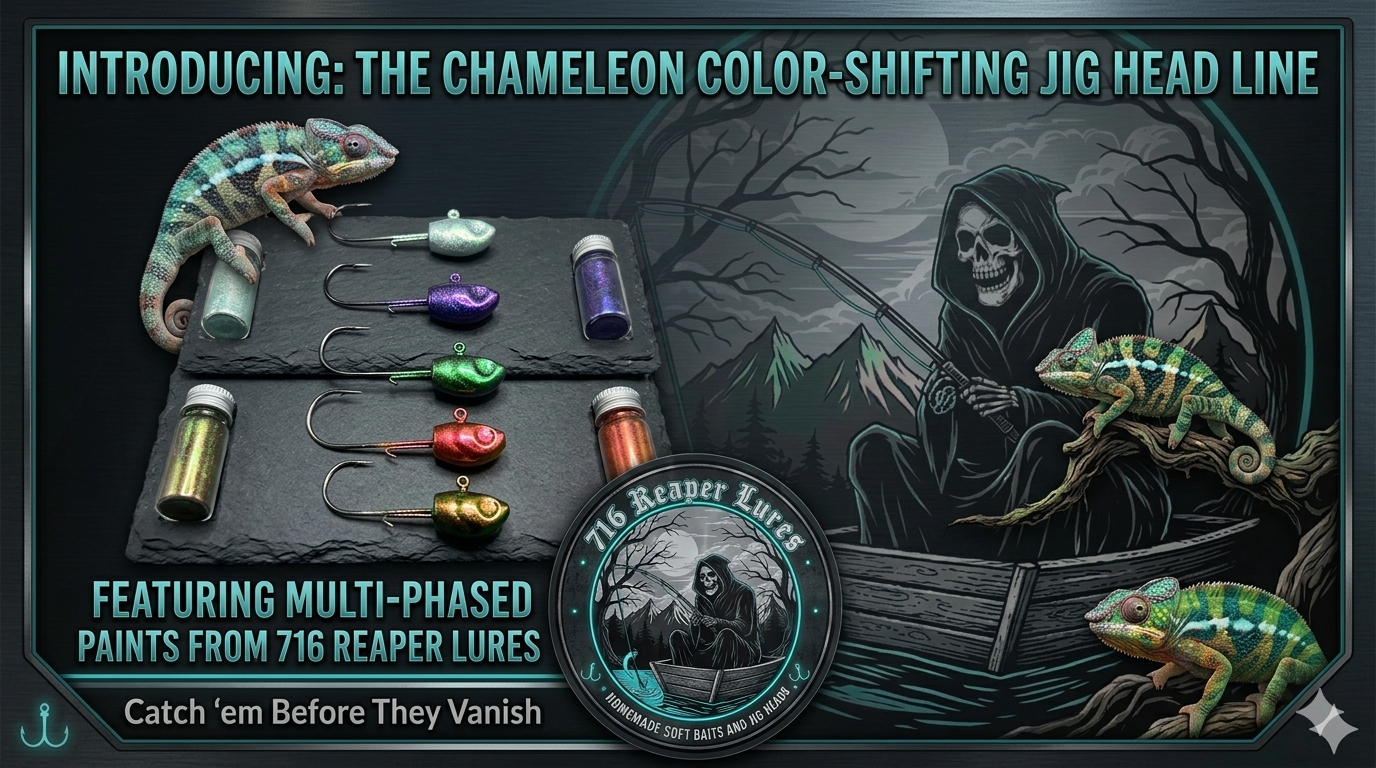 Chameleon Shiner Jig Heads 4 pack