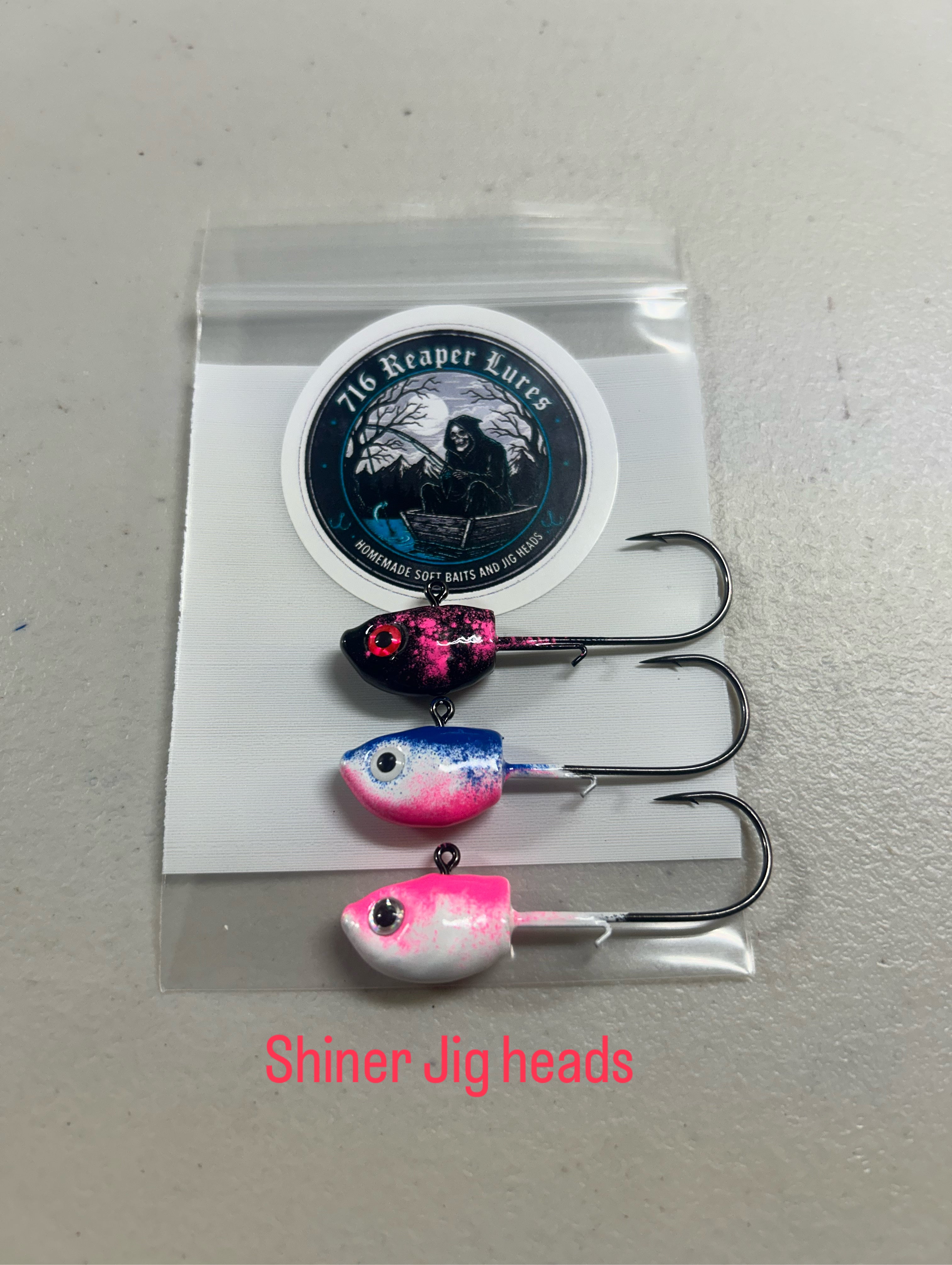 Diner Shiner Jig Heads 4 pack