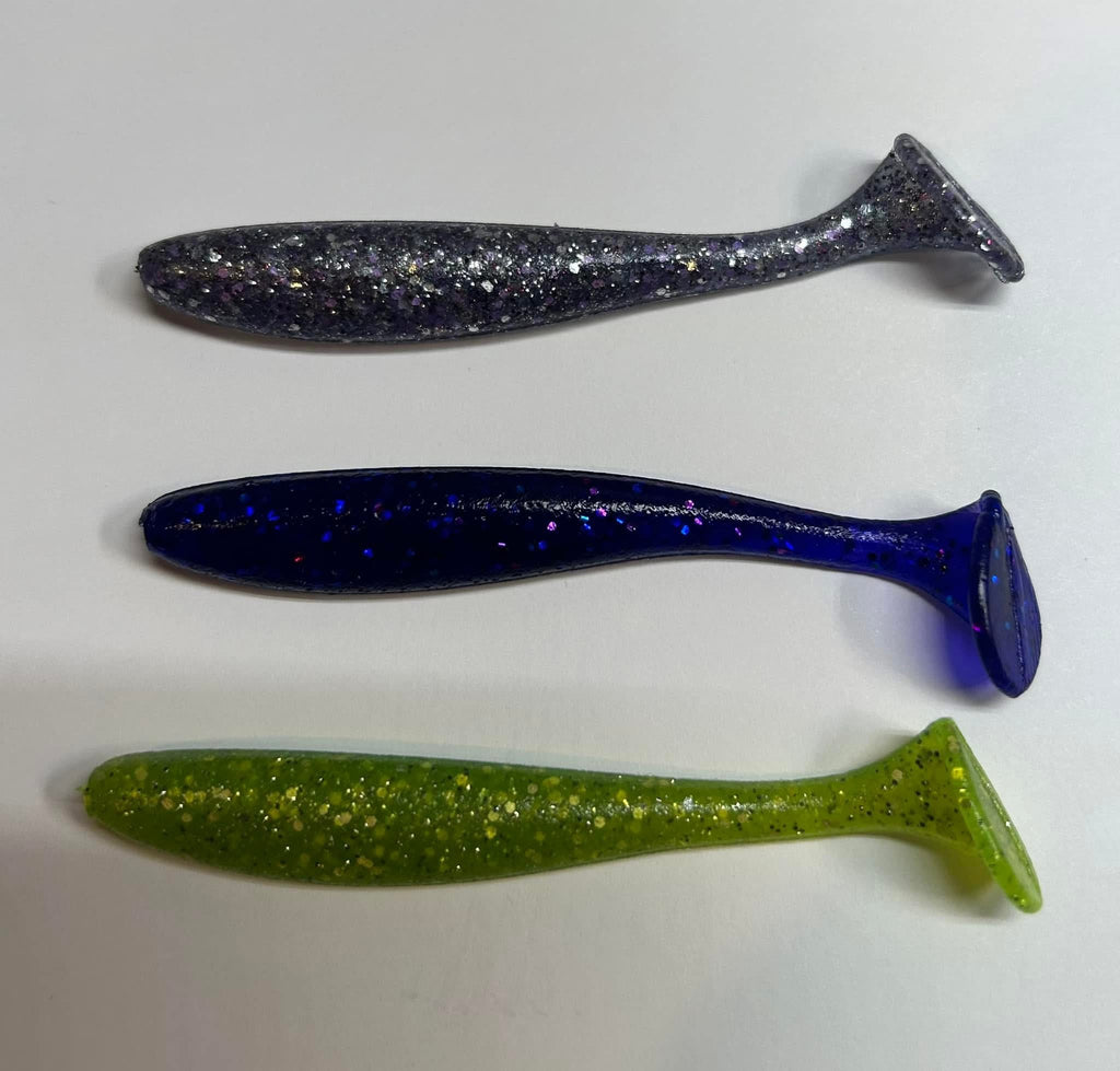 3 1/2” Paddle Tail Swimbaits 10 pack