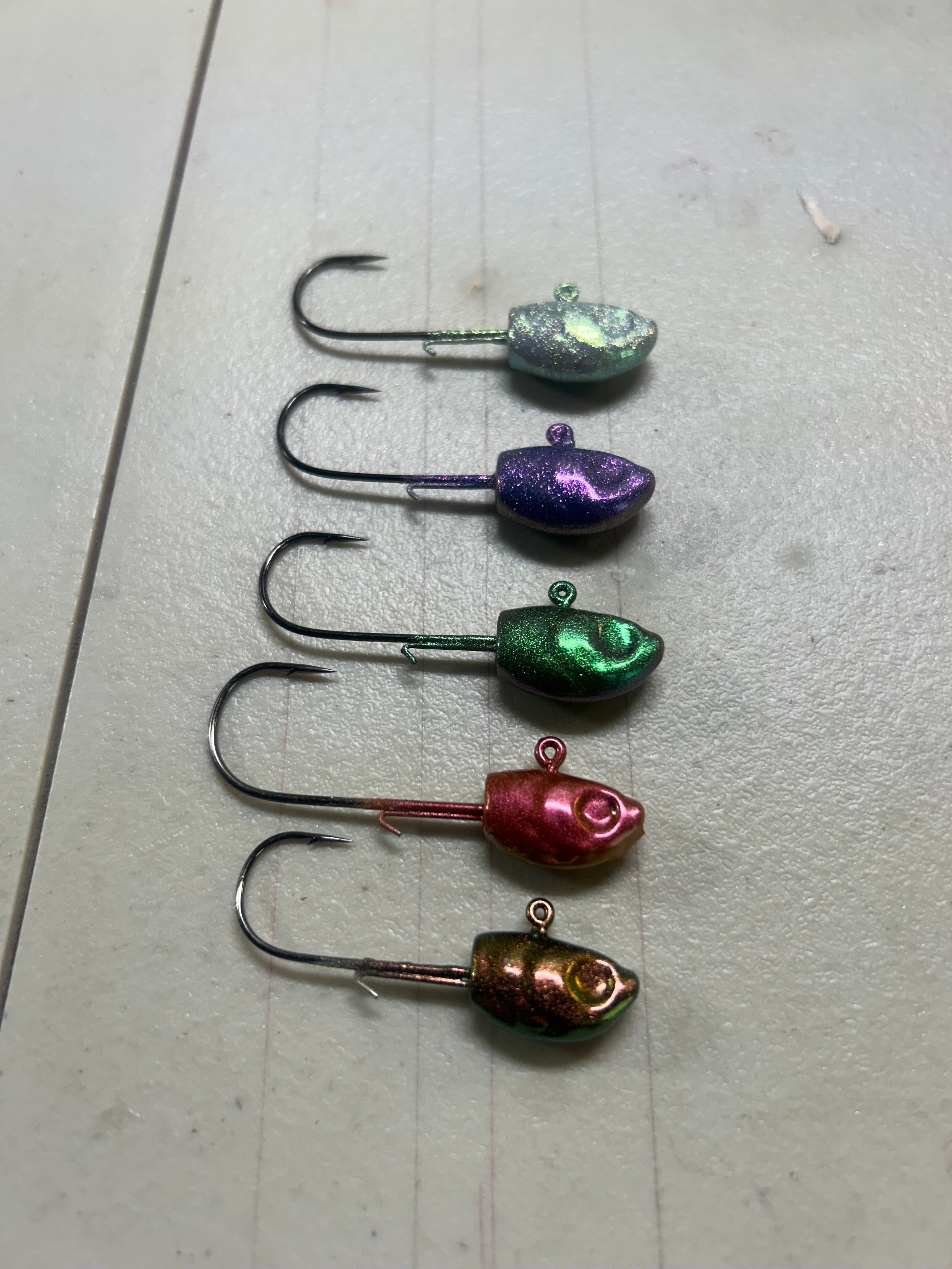 Chameleon Shiner Jig Heads 4 pack